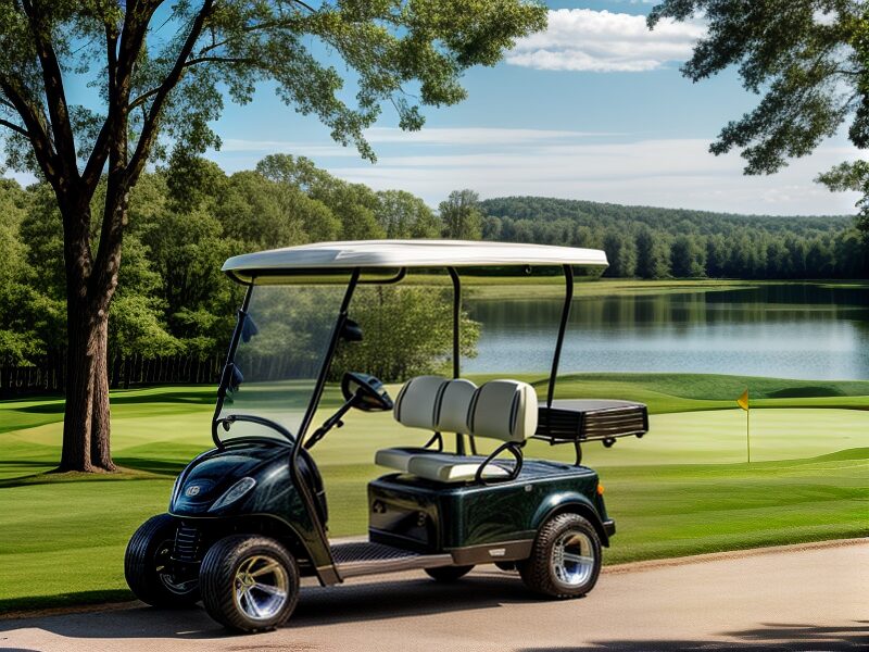 golfettes 2 places + matériel golfette avec chauffeur